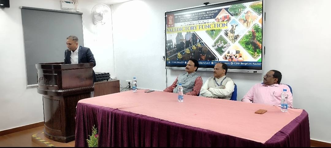 Valedictory Function of 3rd NABARD Training Course at CEAH – 10th October 2025