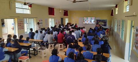 CEAH Organises Webcasting of Hon’ble Prime Minister’s Event at Jyothi Vidyalaya – 11th October 2025